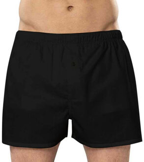 Heren Klassiek Elastiek Boksers / Onderkleding (Zwart)
