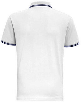 Heren Klassiek Fit getipt Poloshirt (Witte/scheepvaart) Veelkleurig - XL