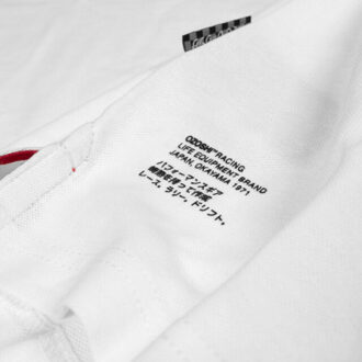 Heren klein logo poloshirt Wit