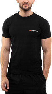 Heren klein logo t-shirt Zwart - M