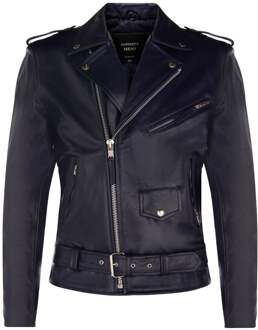 Heren koeienhuid zwart Brando jack - Venetië - maat 3XL Navy