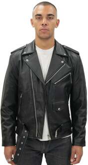 Heren koeienhuid zwart Brando jack - Venetië