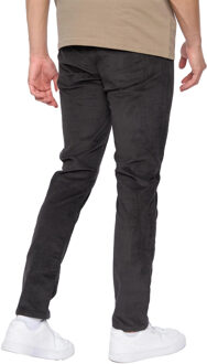 Heren Koordbroek (Antraciet) Grijs