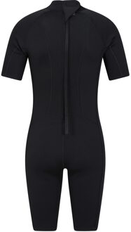 Heren kort wetsuit (Zwart)