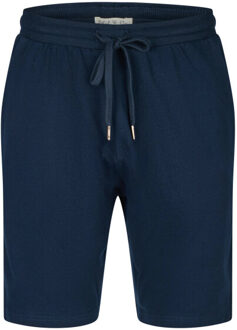 Heren korte pyjamabroek donker Blauw - XXL