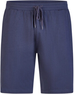 Heren korte pyjamabroeken 2-pack blauw geruit/donkerblauw - maat M Veelkleurig