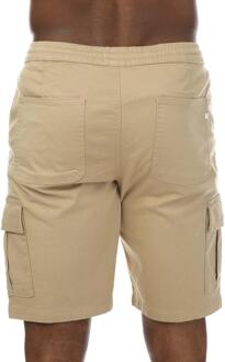 Heren Kraanvogel Cargo Shorts (Zand)