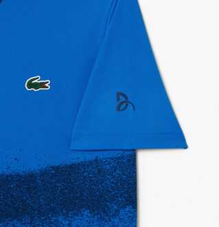 Heren Lacoste Sport Novak Djokovic Poloshirt in Blauw - maat M