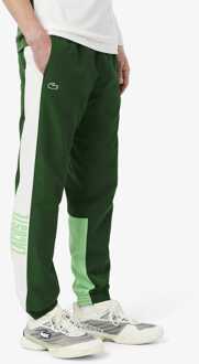 Heren Lacoste Sport Tennis Colour Block Joggers in Groen - maat