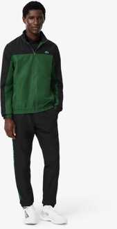 Heren Lacoste Sport Tennis Gedrukt Tracksuit in Groen - maat