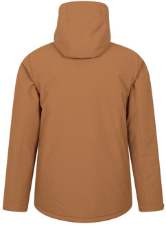 Heren Langdon Waterdichte Gevoerde Parka (Tan) Bruin