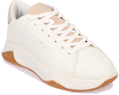 Heren Lavair Linear Sneakers in Wit - EU 47.5 / UK 12