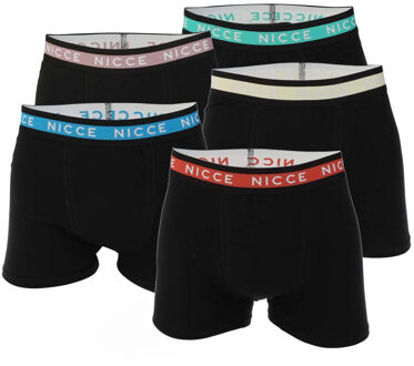 Heren Lazlow Boxershorts (Set van 5) (Zwart) - maat