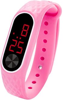 Heren Led Digitale Display Armband Horloge Kinderen Studenten Siliconen Riem Horloge Sport Horloge Kinderen Horloge Montre Fille veelkleurig 6