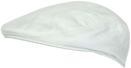 Heren lederen Peaky Blinders krantenverkoper platte hoed Wit