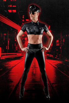 Heren Legging, BOMiguel001 Zwart - Maat: S