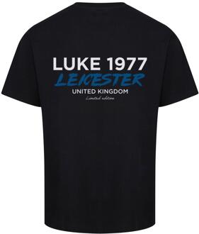 Heren Leicester City T-Shirt (Zwart) - maat