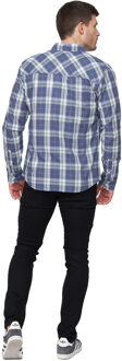 Heren Lennmore geruit overhemd (Blauw)