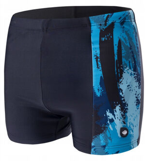 Heren levu zee print zwemshort Zwart - XXL / XXXL