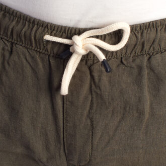 Heren Linnen Bermuda Shorts met Touwtjes HS24MBE09 Groen - 2XL