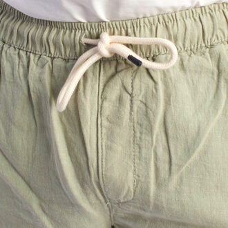 Heren Linnen Bermuda Shorts met Touwtjes HS24MBE09 Groen - XL