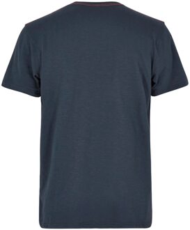 Heren Logo Biologisch Katoenen T-Shirt (Marine) Navy