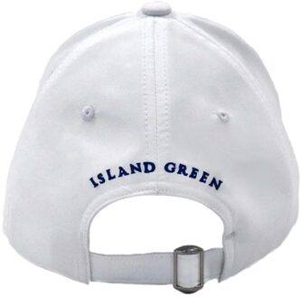 Heren Logo Gebogen Piek Golfpet (Wit) - One Size