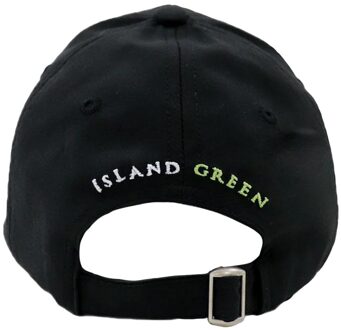 Heren Logo Gebogen Piek Golfpet (Zwart)