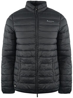 Heren Logo Gevoerde Jas (Zwart) - maat