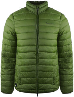 Heren Logo Gevoerde Jasje (Legergroen) Bruin/groen - XL