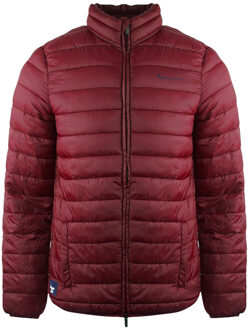 Heren Logo Gewatteerde Jas (Rood) - M