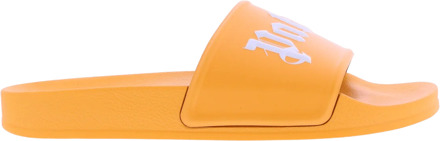 Heren logo pool slider Oranje - 42