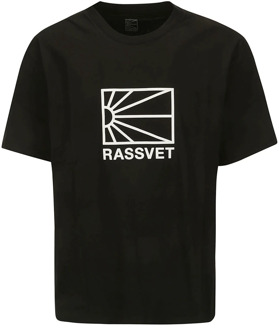 Heren Logo Tee Shirt Rassvet , Black , Heren - Xl,L,M,S