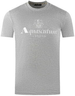 Heren Londen Aldis Logo T-Shirt (Grijs) - maat