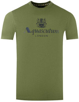 Heren London Aldis Logo T-Shirt (Groen) - maat S