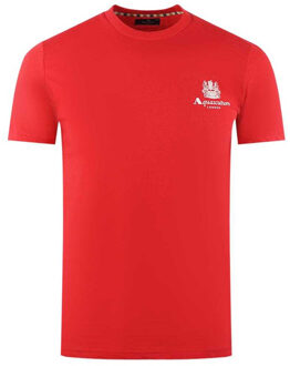 Heren London Aldis Logo T-Shirt (Rood) - maat M