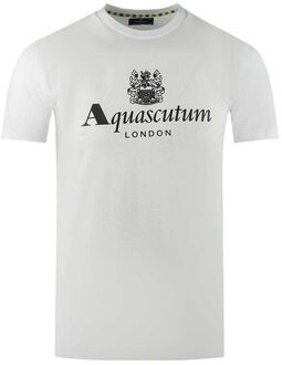 Heren London Aldis Logo T-Shirt (Wit)