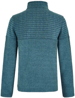Heren Longmont Grid Eco Vriendelijk Quarter Zip Fleece Top (Diep Zee Blauw) Blauw/marineblauw
