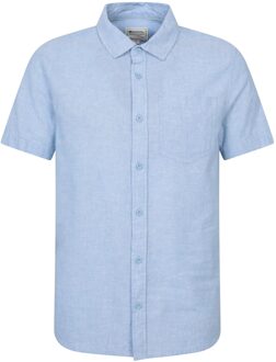 Heren Lowe Linnen Overhemd (Blauw)