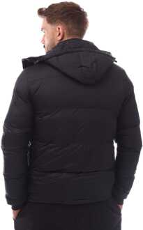 Heren Loyaliteit en Geloof Toevoeging Gewatteerde Pufferjas in Navy - maat 2XL