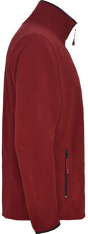 Heren luciane full zip fleecejack - maat XXXL Rood