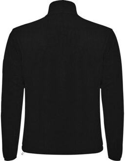 Heren luciane full zip fleecejack Zwart - XXXL