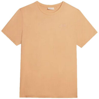 Heren m0858 effen katoenen t-shirt - maat M Oranje