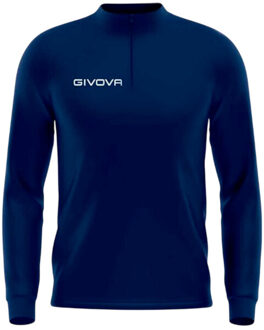 Heren maglia tecnica quarter zip sweatshirt - maat XS Blauw
