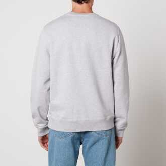 Heren Maison Kitsune Campus Fox Regular Sweatshirt in Lichtgrijs
