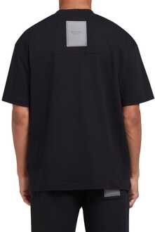 Heren Mallet Interlock T-shirt in Zwart - XS