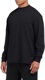 Heren Mallet Lange Mouw Oversized Interlock T-shirt in Zwart - S