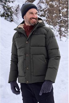 Heren Manta gewatteerd jack (Kaki Groen) - XS