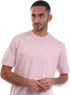 Heren Marshall Artist Injection T-shirt in Roze - maat