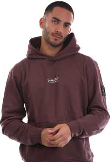 Heren Marshall Artist Siren Oth Hoody in paars - maat